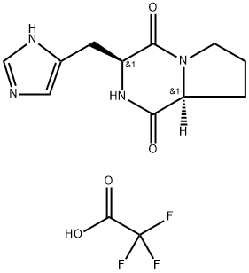 Cyclo(his-pro) (TFA) 结构式