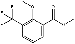 2-甲氧基-3-(三氟甲基)苯甲酸甲酯 结构式