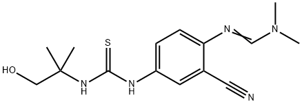1-(3-cyano-4-((dimethylamino)methyleneamin 结构式