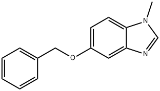 5-(苄氧基)-1-甲基-1H-苯并[D]咪唑 结构式