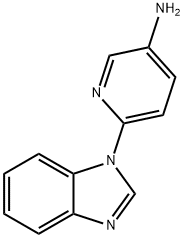 6-(1H-1,3-苯并二唑-1-基)吡啶-3-胺 结构式