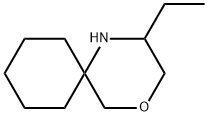 4-Oxa-1-azaspiro[5.5]undecane, 2-ethyl- 结构式