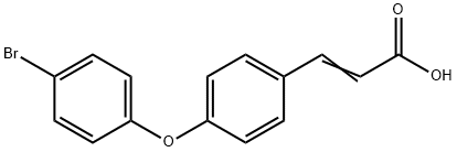 JR-8531, (E)-3-(4-(4-Bromophenoxy)phenyl)acrylic acid, 97% 结构式