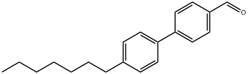 4'-庚基-[1,1'-联苯]-4-甲醛 结构式