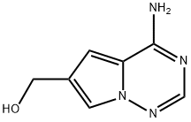 Pyrrolo[2,1-f][1,2,4]triazine-6-methanol, 4-amino- 结构式