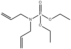 Phosphoramidic acid, N, N- di-2-propen-1-yl-, diethyl ester 结构式