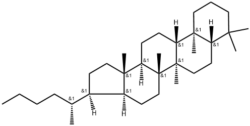 17(H),21(H)-(22R)-Trishomohopane 结构式