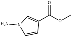 1-氨基-1H-吡咯-3-羧酸乙酯 结构式