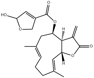 20-DEHYDROEUPATORIOPICRIN SEMIACETAL 结构式