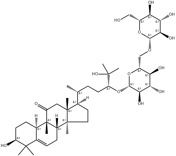 11-氧-罗汉果皂苷II A1 结构式