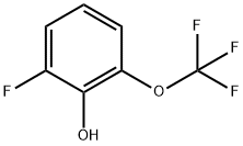 2-氟-6-三氟甲氧基苯酚 结构式