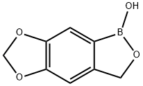[1,3]Dioxolo[4,5-f]-2,1-benzoxaborole, 1,3-dihydro-1-hydroxy- 结构式