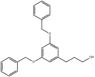 Benzenepropanol, 3,5-bis(phenylmethoxy)- 结构式