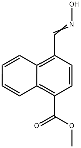 methyl 4-[(hydroxyimino)methyl]-1-naphthalenecarboxylate 结构式
