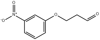 Propanal, 3-(3-nitrophenoxy)- 结构式