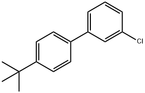 4'(tert-butyl)-3-chloro-1,1'-biphenyl 结构式