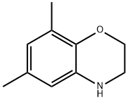 6,8-二甲基-3,4-二氢-2H-苯并[B][1,4]恶嗪 结构式