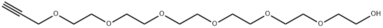 丙炔基-六聚乙二醇 结构式