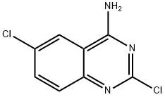 2,6-二氯-4-氨基喹唑啉 结构式