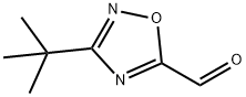 3-(叔丁基)-1,2,4-噁二唑-5-甲醛 结构式