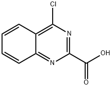 4-氯喹唑啉-2-羧酸 结构式