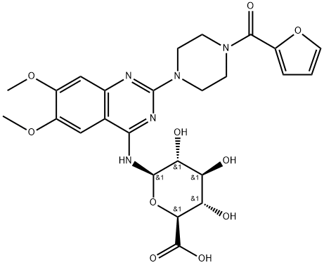 Prazosin N-β-D-Glucuronide 结构式