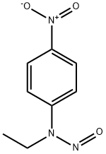 Benzenamine, N-ethyl-4-nitro-N-nitroso- 结构式