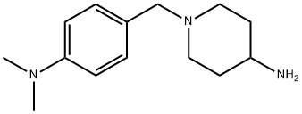 4-Piperidinamine, 1-[[4-(dimethylamino)phenyl]methyl]- 结构式