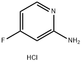 4-Fluoropyridin-2-amine hydrochloride 结构式