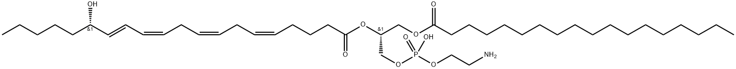 1-Stearoyl-2-15(S)-HETE-sn-glycero-3-PE 结构式
