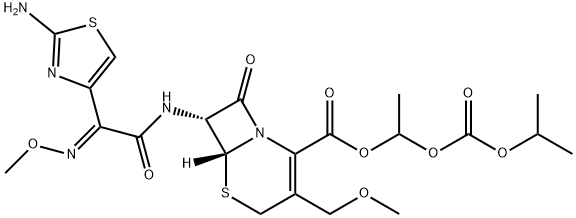 头孢泊肟酯杂质D 结构式