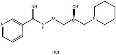 (Z)-N-(2-羟基-3-(哌啶-1-基)丙氧基)烟酰胺双盐酸盐 结构式