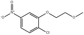 Benzene, 1-chloro-2-(2-methoxyethoxy)-4-nitro- 结构式