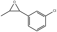 2-(3-氯苯基)-3-甲基环氧乙烷 结构式
