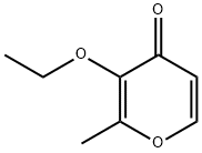 4H-Pyran-4-one, 3-ethoxy-2-methyl- 结构式