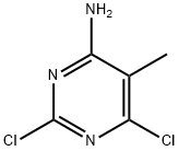 2,6-二氯-5-甲基-4-氨基嘧啶 结构式