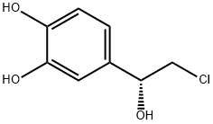 (1R)-(3,4-二羟基苯基)-2-氯-1-乙醇 结构式