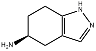 1H-Indazol-5-amine, 4,5,6,7-tetrahydro-, (5S)- 结构式