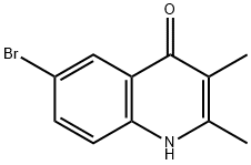 6-溴-2,3-二甲基-1,4-二氢喹啉-4-酮 结构式