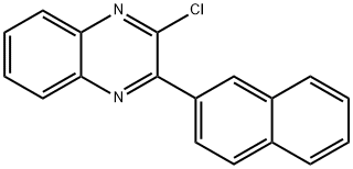 2-氯-3-(萘-2-基)喹喔啉 结构式