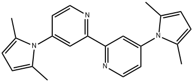 4,4'-bis(2,5-dimethyl-1H-pyrrole)-2,2'-bipyridine 结构式
