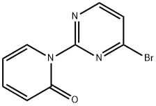 4-Bromo-2-(1H-pyridin-2-one)pyrimidine 结构式