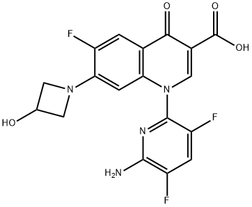 Delafloxacin Impurity 4 结构式