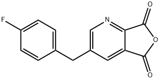 Furo[3,4-b]pyridine-5,7-dione, 3-[(4-fluorophenyl)methyl]- 结构式