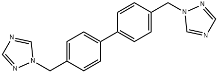 4,4′-BIS((1H-1,2,4-TRIAZOL-1-YL)METHYL 结构式