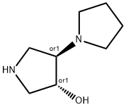 trans-1,3'-bipyrrolidin-4'-ol(SALTDATA: 2HCl) 结构式