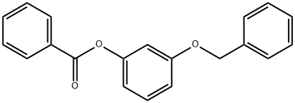 Phenol, 3-(phenylmethoxy)-, 1-benzoate 结构式