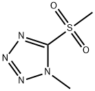 1-甲基-5-(甲基磺酰基)-1H-四唑 结构式