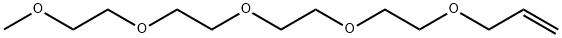 Allyloxy(tetraethylene oxide), Methyl ether, tech-90 结构式