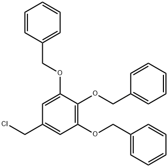 3,4,5-三苄氧基苄氯 结构式